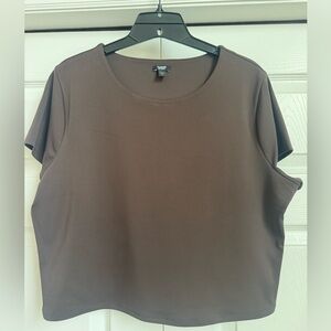 Express body contour high compression crew neck short sleeve top -XL